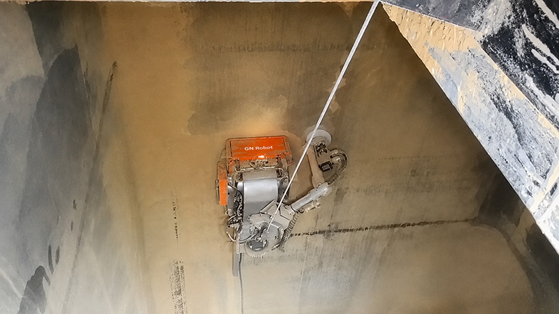 P3 2 Grain Silo Cleaning Robot